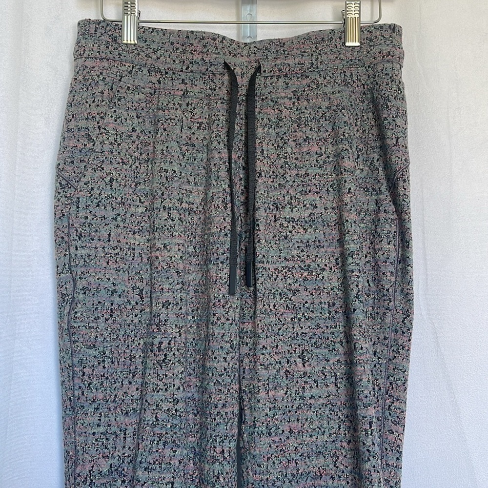 Lululemon Ready to Rulu 7/8 Jogger Neon Tweed Jacquard Battleship Electric EUC - Picture 4 of 14